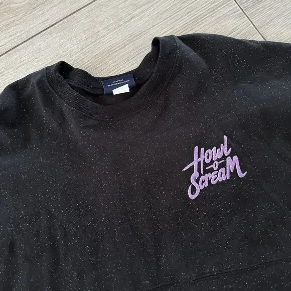 Spirit Jersey Shirt Womens XXL Howl-O-Scream Moon Phases Crystal Ball Glitter - Picture 5 of 7